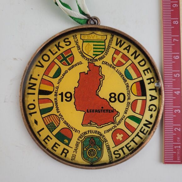 Other - 1980  "10. Int. Volkswandertag" WANDERTAGE WAPPEN DER HANSTATTEN MEDAL